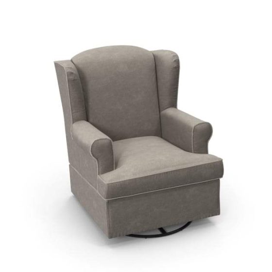 Grey Swivel Chair - Image 3