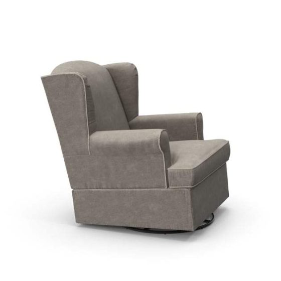 Grey Swivel Chair - Image 2